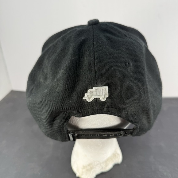 Trukfit 2 Trucks Chains Mens Strapback Black Adjustable Wool Blend Hat Y2K - Picture 5 of 8